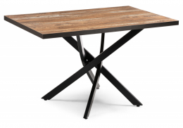 Стол деревянный Дэй дуб юкон / черный (70x67)