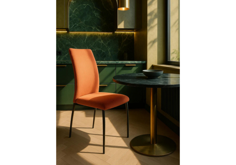 Стул на металлокаркасе Tod red / black (43x52x101)