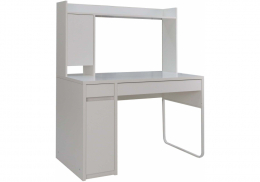 Компьютерный стол Сити-12 белый шелк (60x140)