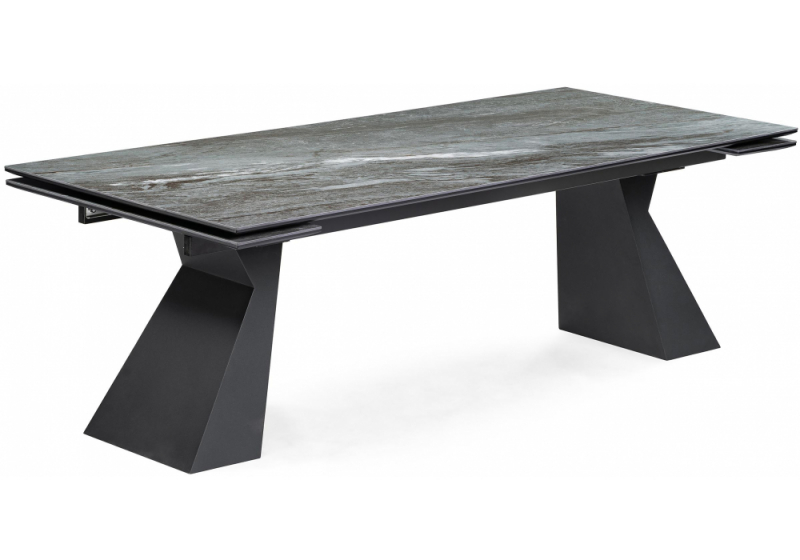 Керамический стол Денхольм 240(300)х100х75 mosco nero matt / черный (100x78). 