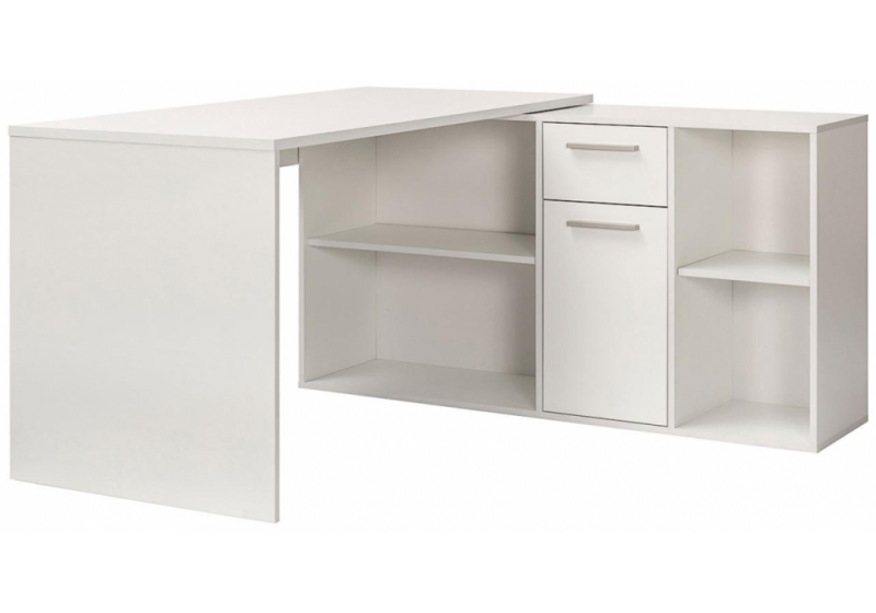 Компьютерный стол Лайт 03.245F белый гладкий 101 (75,2). 